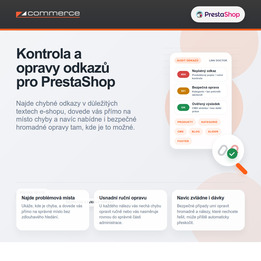 Kontrola a opravy odkazov pre PrestaShop