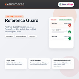 Reference Guard - kontrola duplicitních referencí pro PrestaShop