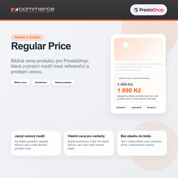 Regular Price - běžná cena produktu pro PrestaShop