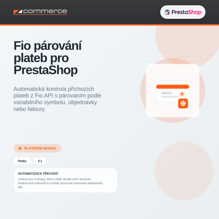 Fio payment matching for PrestaShop